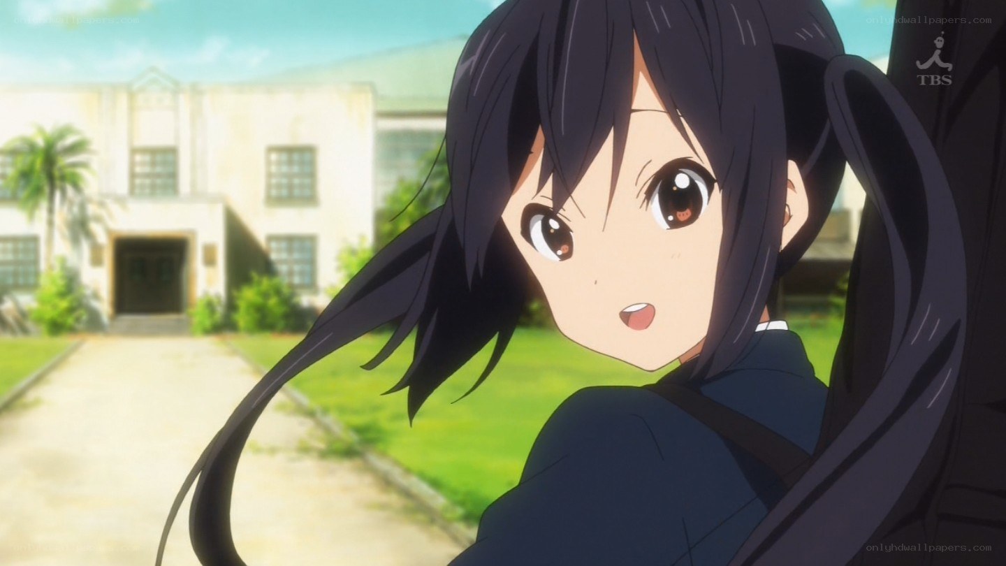 anime girl at school