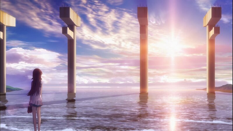 Anime Girl at Sea