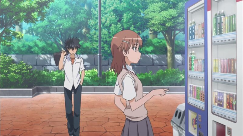 Anime Girl at Vending Machine