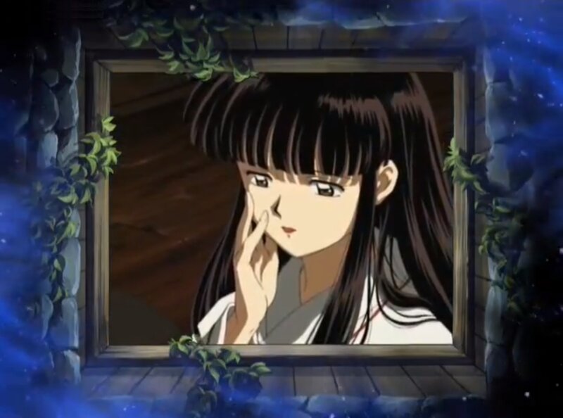 Anime Girl at Window — Blue, Melancholic