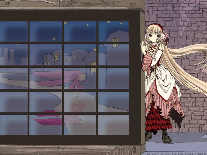 Anime Girl at Window — Purple, Melancholic, Night