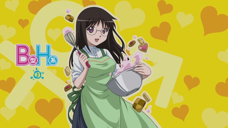 Anime Girl Baking — Yellow