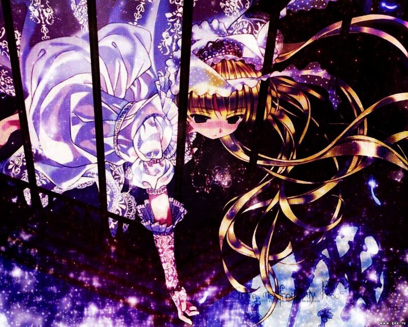 Anime Girl Behind Bars — Purple