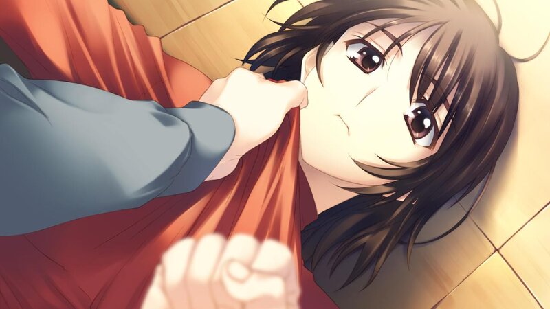 Anime girl being held down