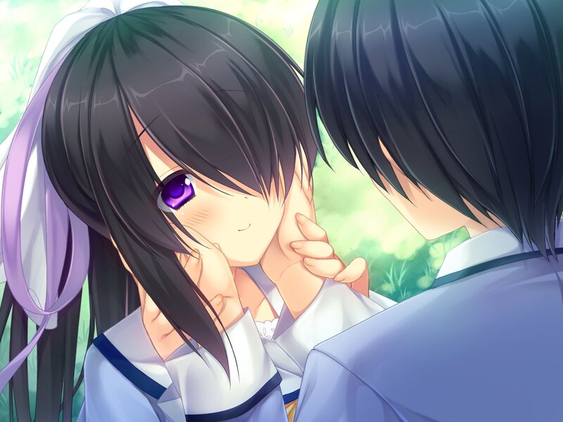 Anime Girl Being Kissed