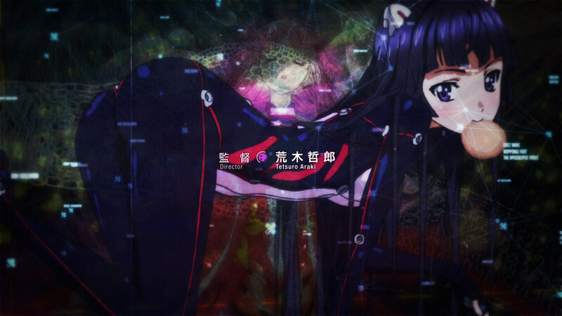 Anime Girl Blowing Bubble — Purple