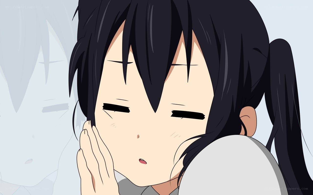 anime girl blushing