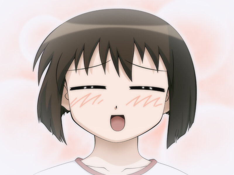 anime girl blushing face