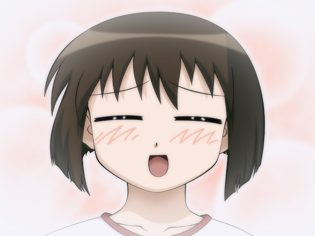 anime girl blushing face
