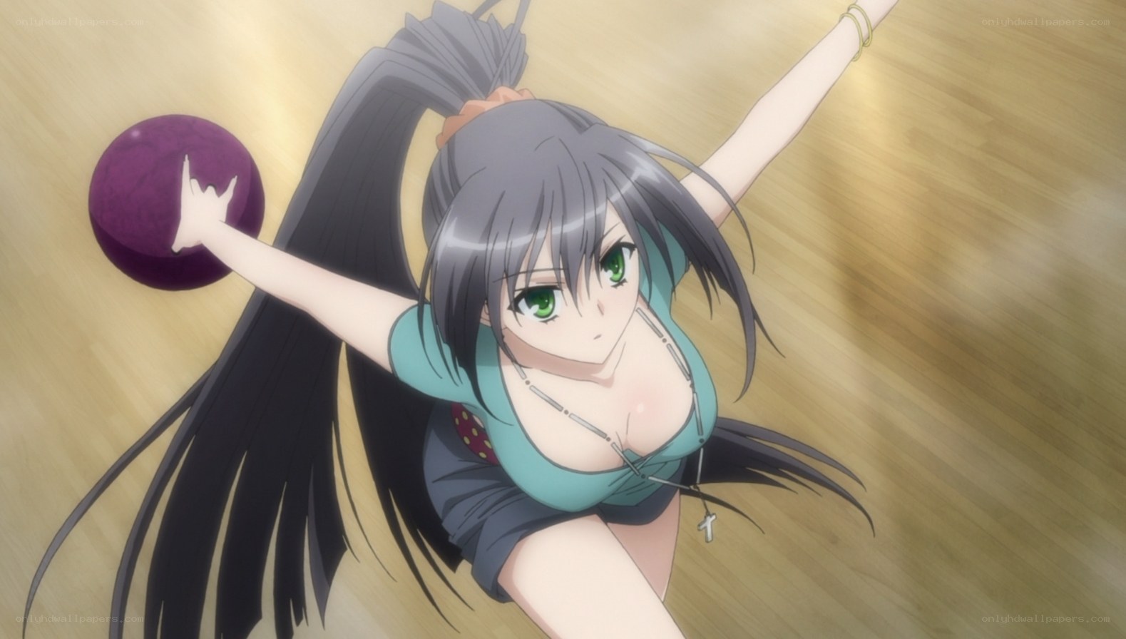 anime girl bowling