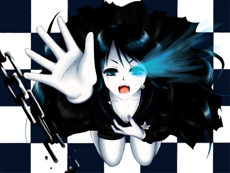 Anime Girl Breaking Chains — Black