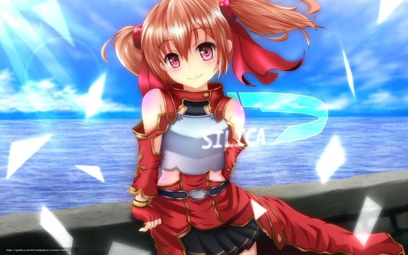 Anime Girl by Ocean