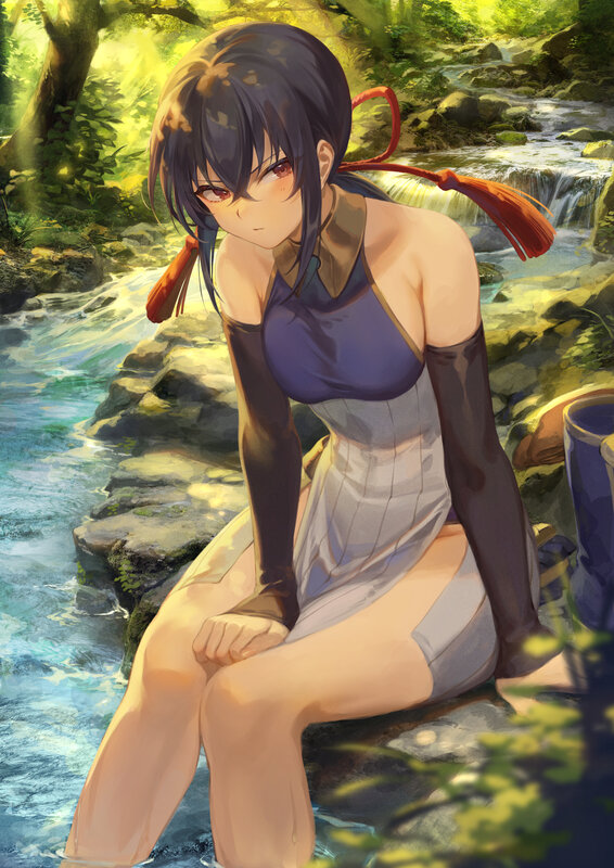 Anime Girl by Stream