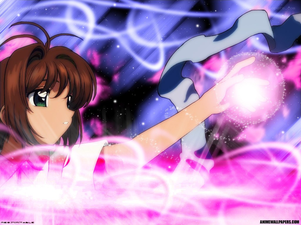 anime girl casting spell