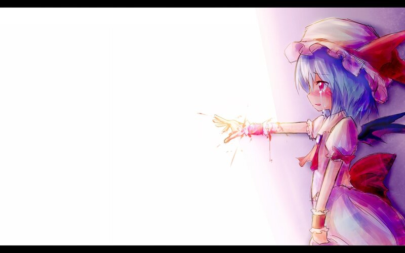 anime girl casting spell