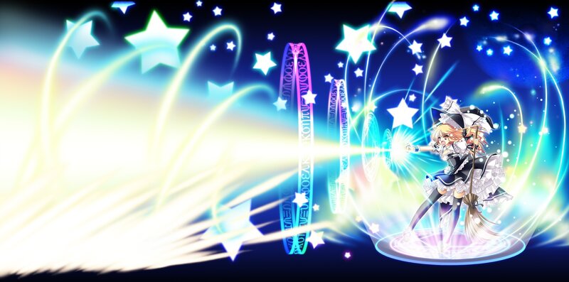 anime girl casting spell