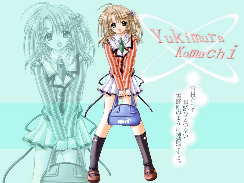 Anime girl character art