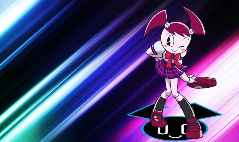 Anime Girl Character — Blue, Dynamic