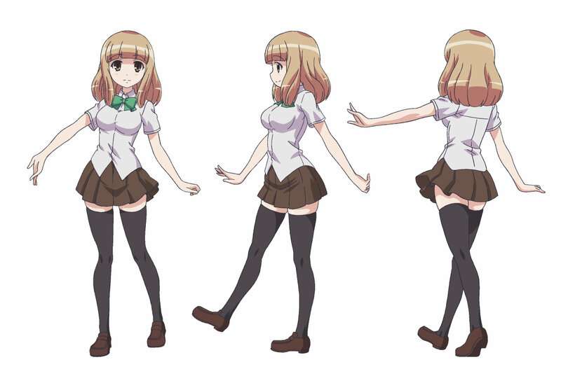 Anime Girl Character — Brown