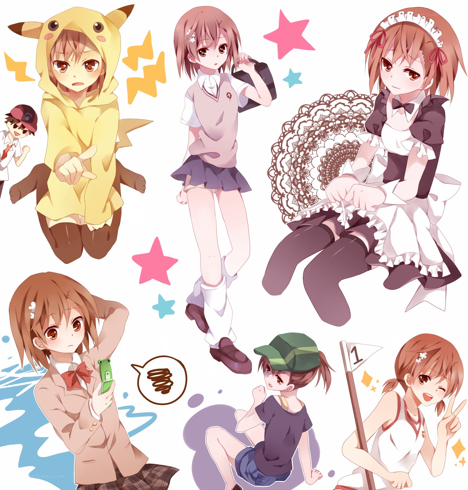 Anime girl character collection