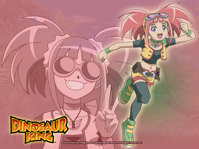 Anime Girl Character — Pink, Energetic