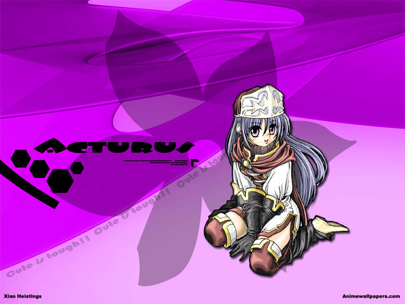Anime Girl Character — Purple