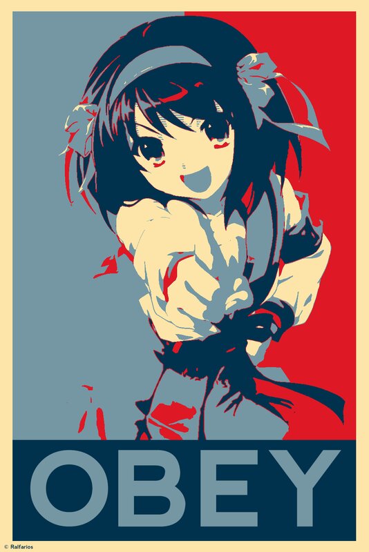 Anime Girl Character — Red