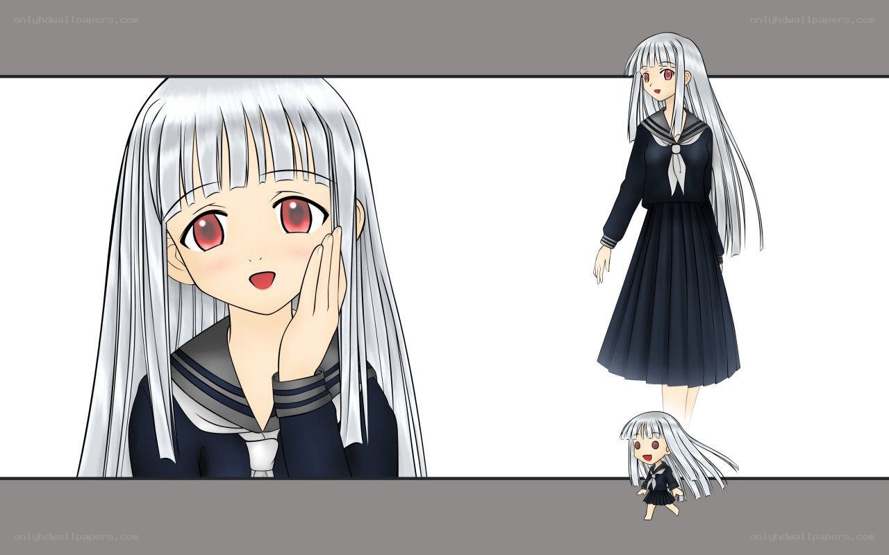 anime girl character sheet
