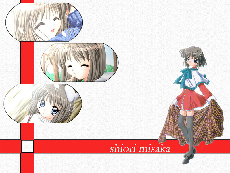 Anime Girl Character — White, Calm, School Uniform