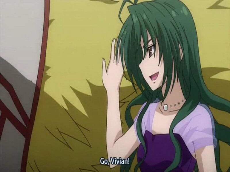 anime girl cheering