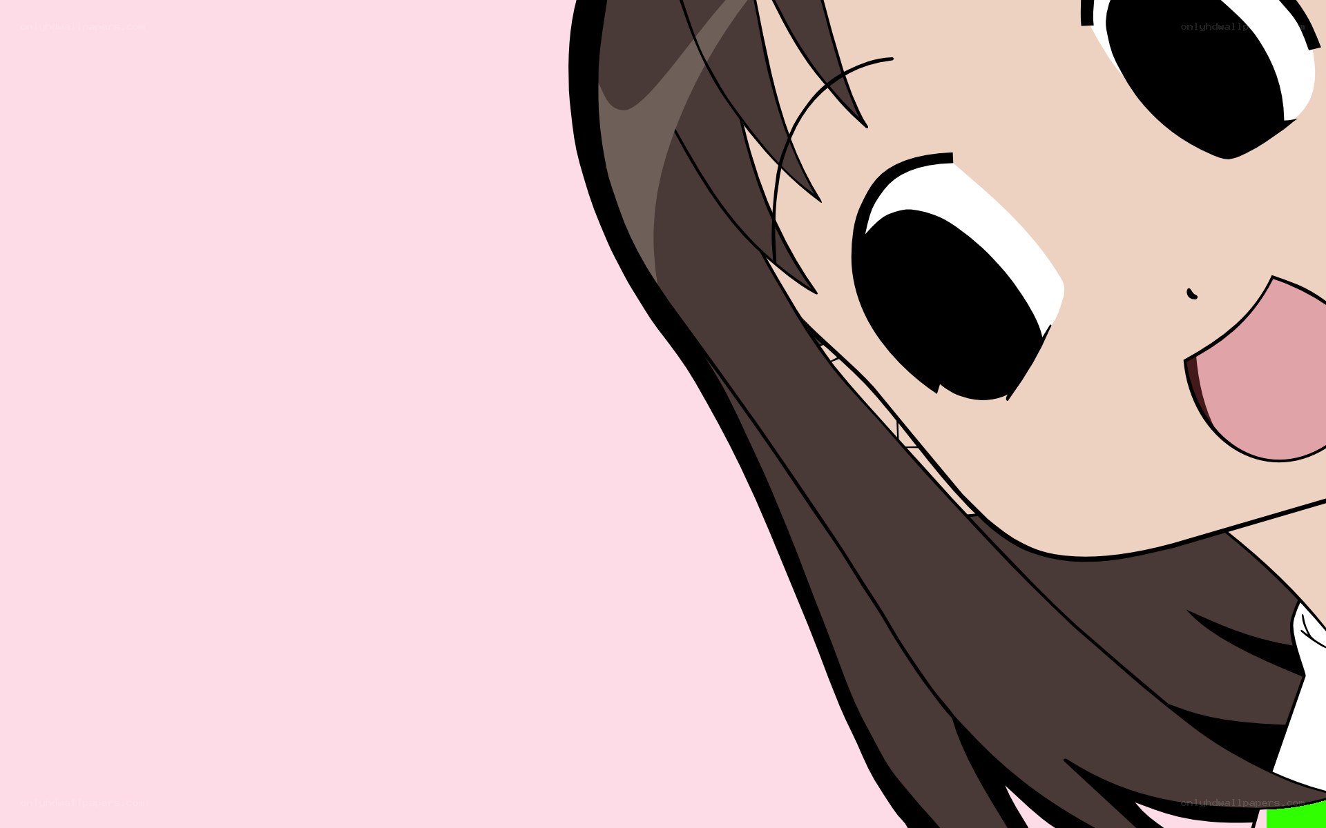 anime girl close-up