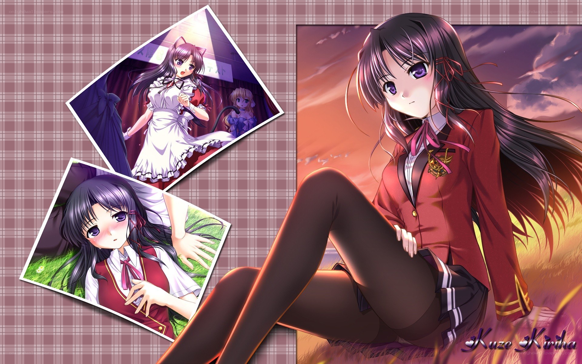 Anime girl collage artwork