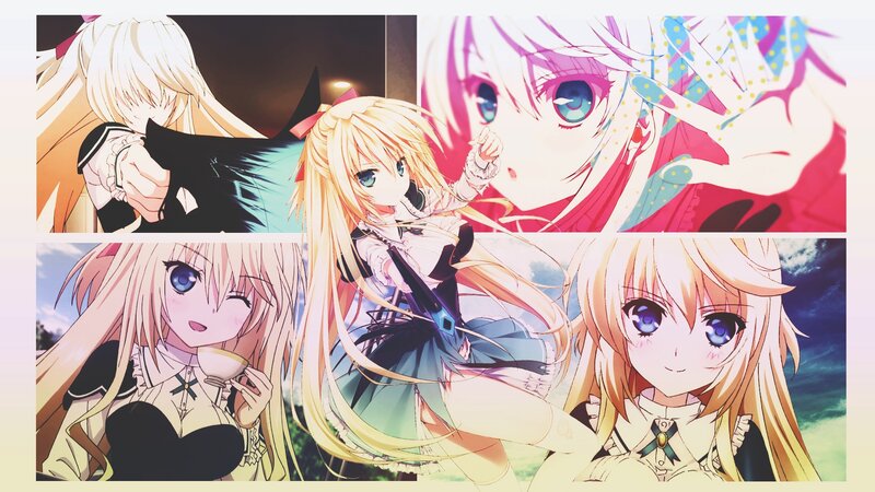 Anime Girl Collage — Blonde