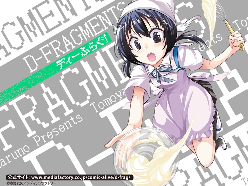 anime girl cooking illustration