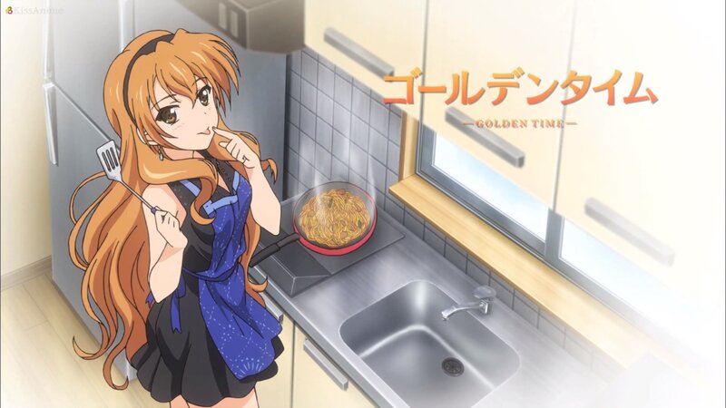 Anime Girl Cooking — Orange