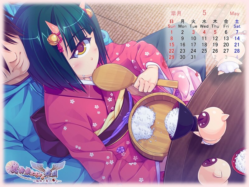 Anime girl cooking rice