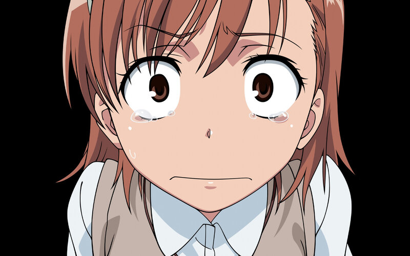 anime girl crying