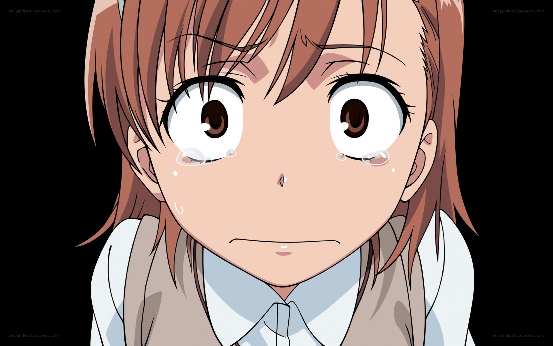 anime girl crying