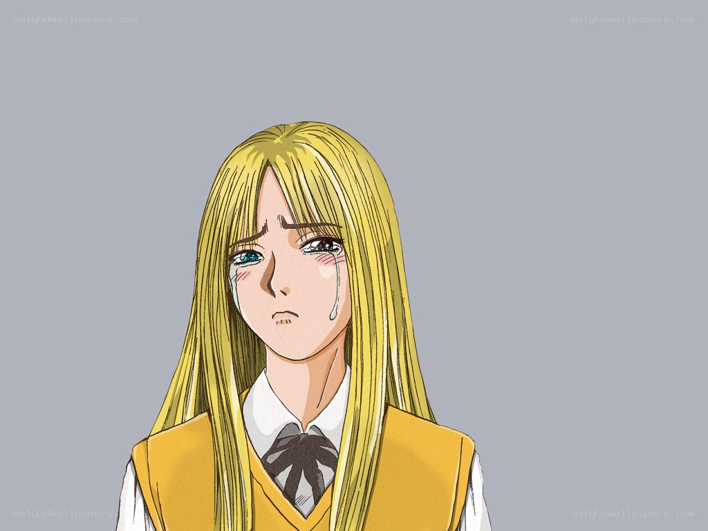 anime girl crying