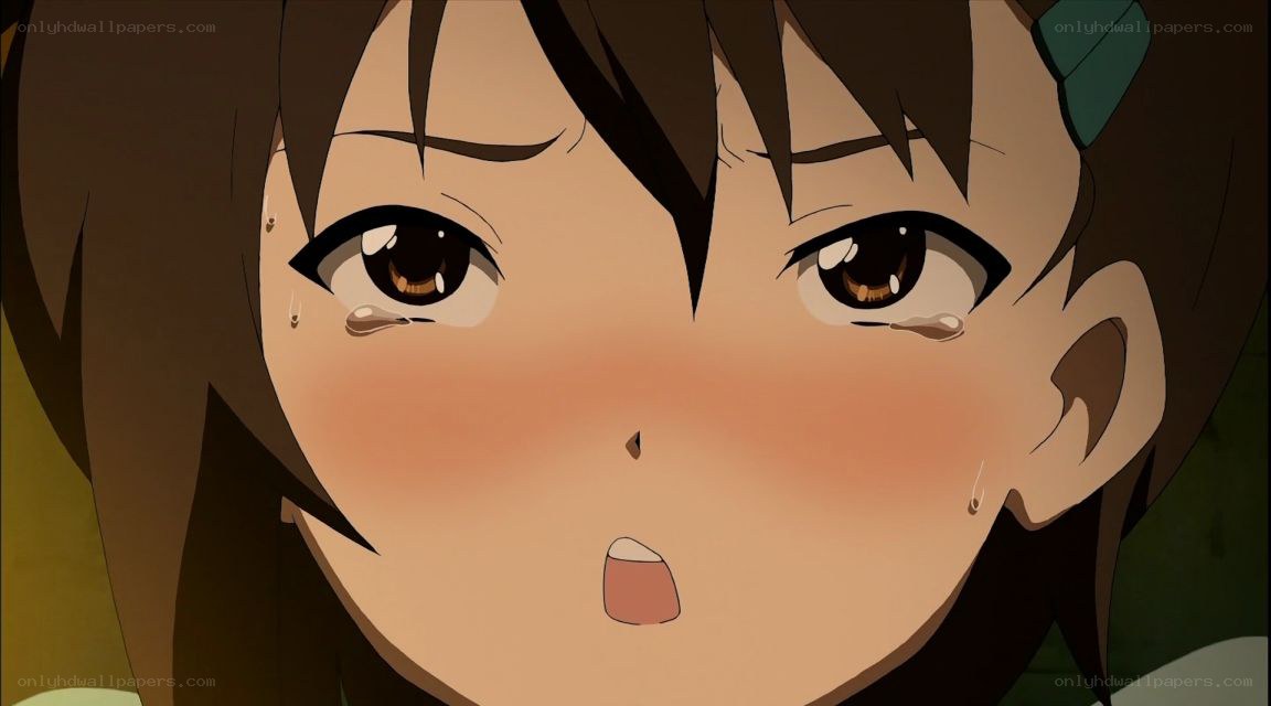 anime girl crying