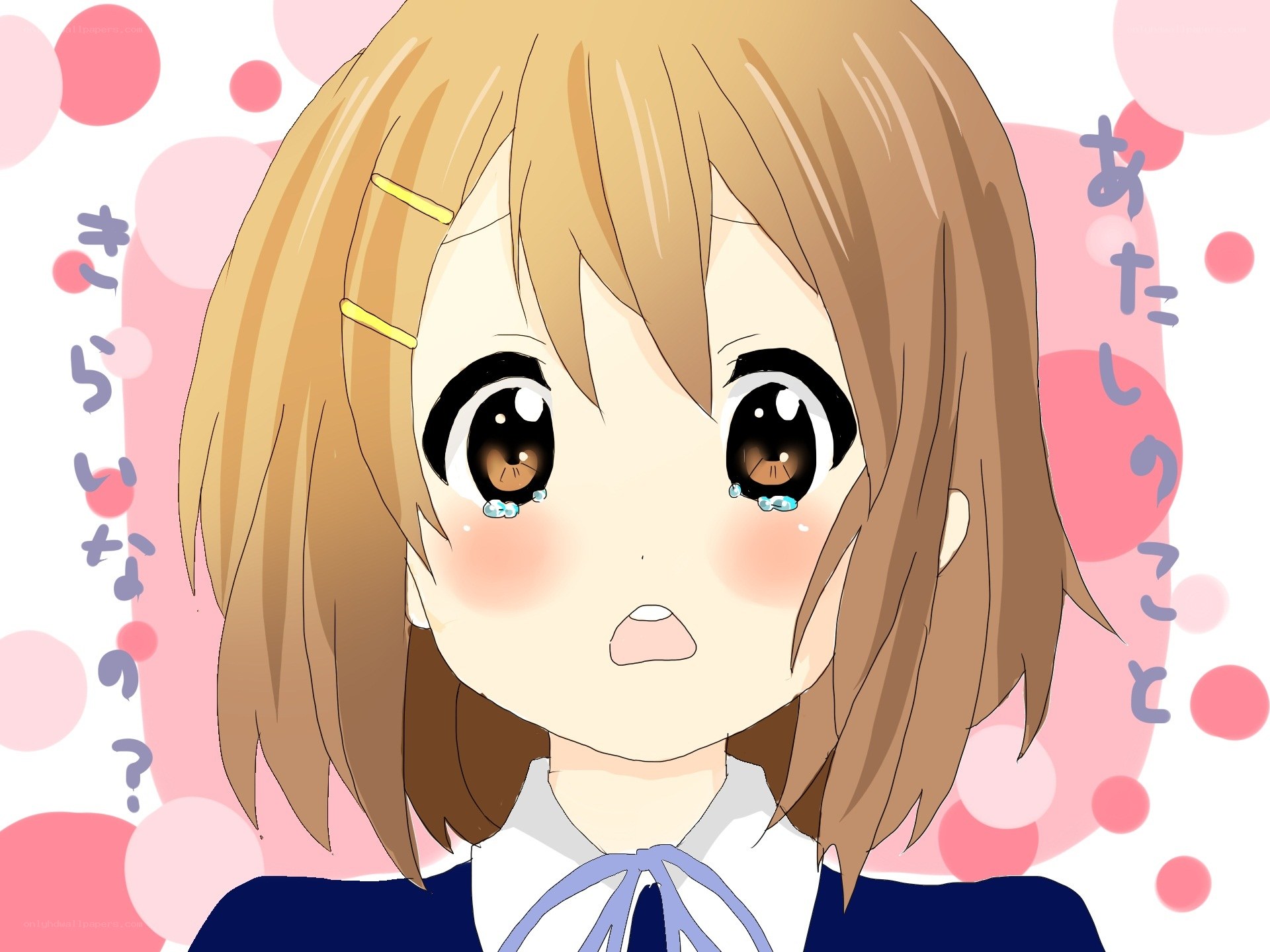 anime girl crying