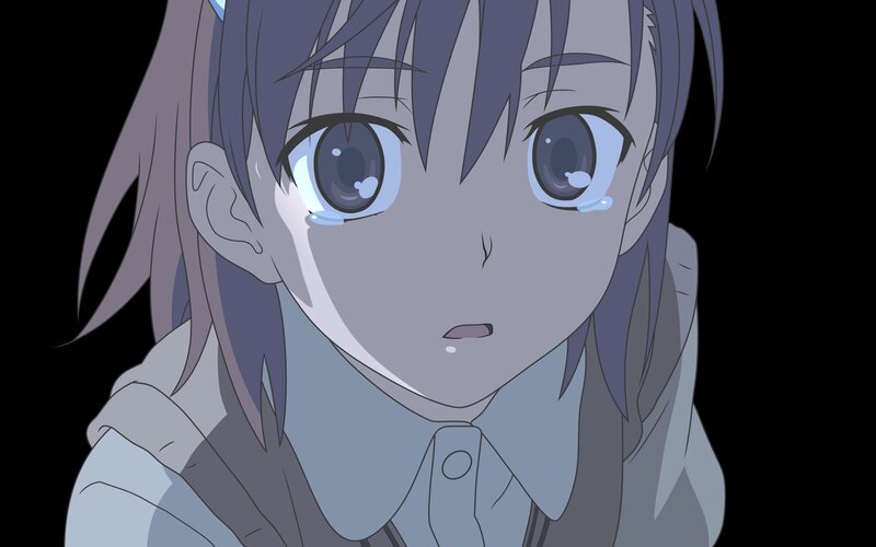 anime girl crying