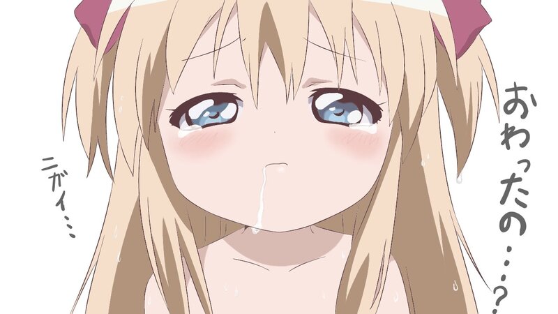 anime girl crying