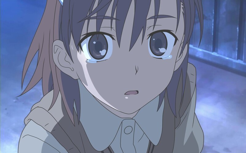 anime girl crying