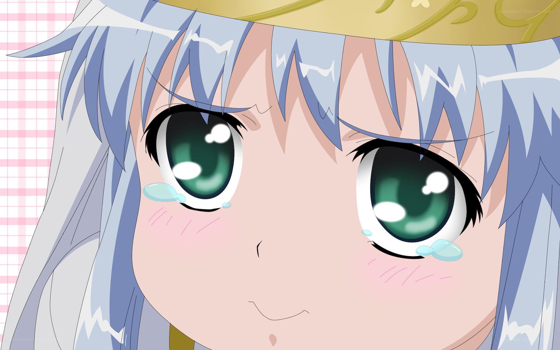 anime girl crying