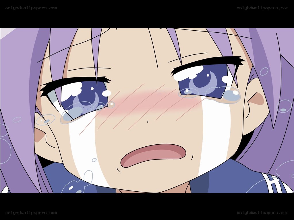anime girl crying