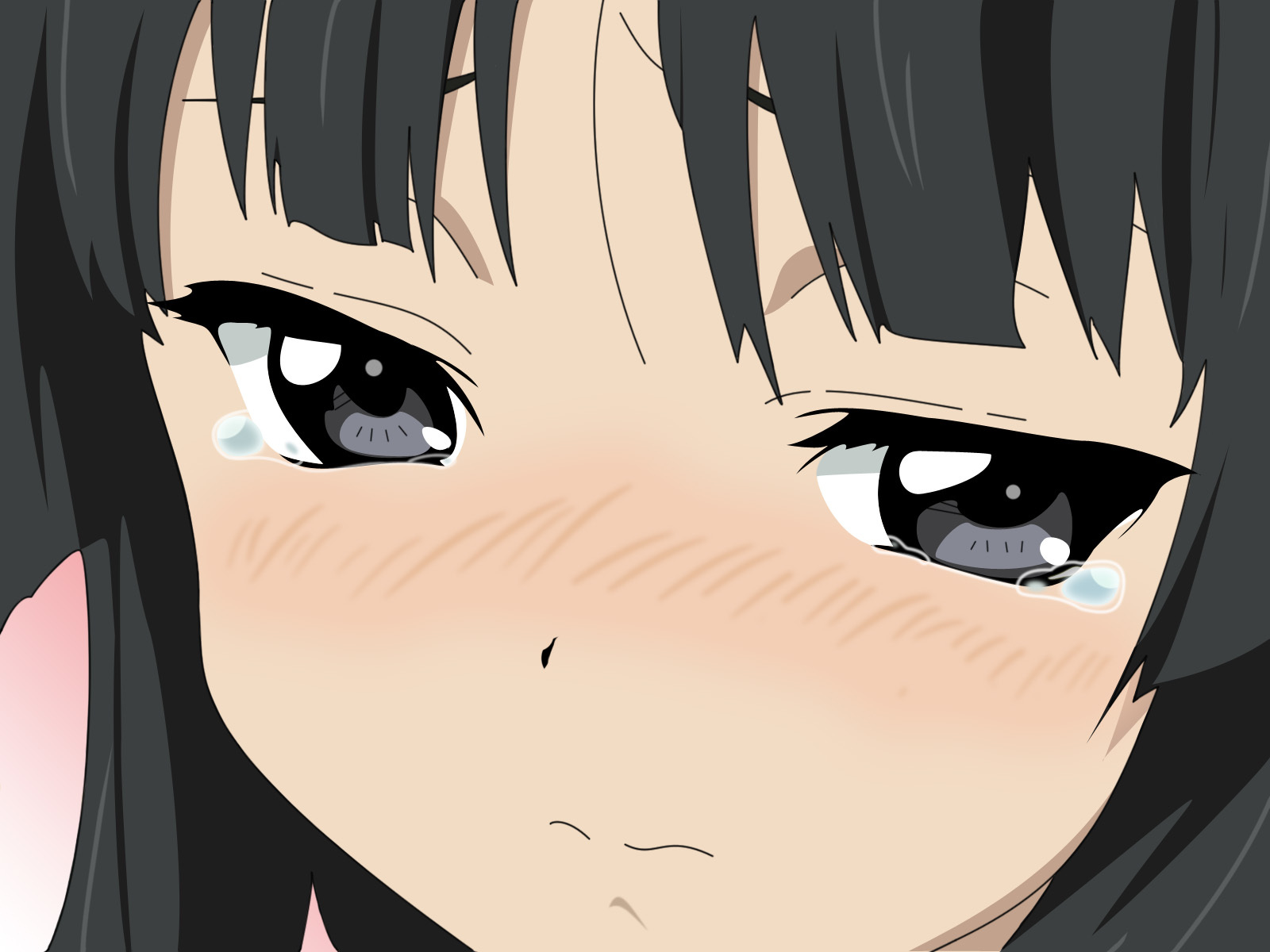 anime girl crying