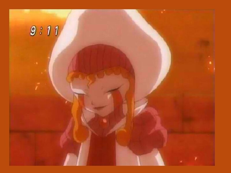 Anime Girl Crying — Orange