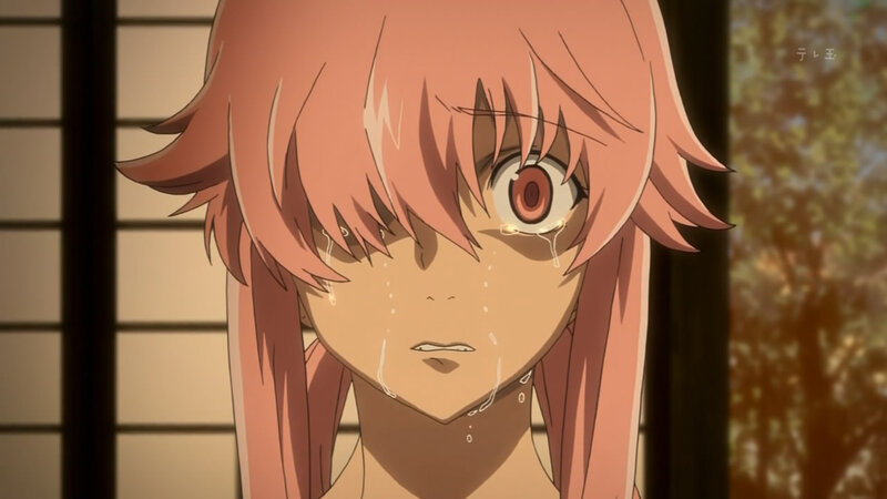 Anime Girl Crying — Pink