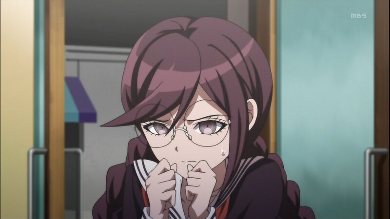 Anime Girl Crying — Purple, Sad